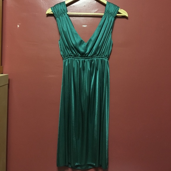 Green Cocktail Dress - Picture 3 of 3